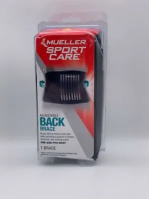 Mueller Sport Care Adjustable Back Brace One Size Fits Most • $24.49