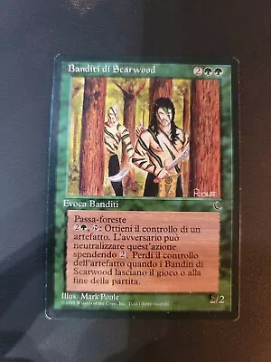 Magic The Gathering (MTG) - ITALIAN Scarwood Bandits - The Dark (Green) (Forest) • $4.51