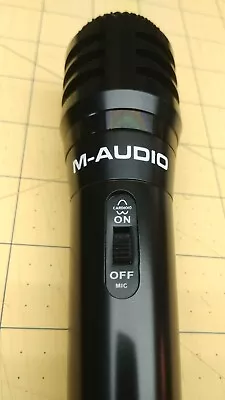 M-Audio Broadcast Dynamic Cardioid Vocal Microphone SoundCheck ON / OFF Switch • $35