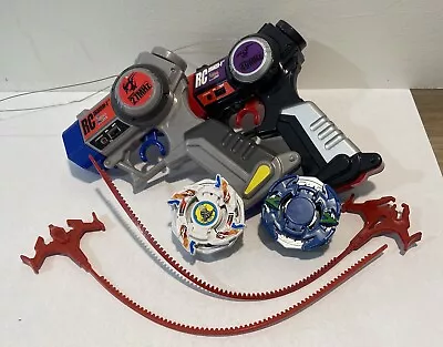 Hasbro Beyblade V-Force RA-03 Dranzer V2 49MHZ & RA-01 Dragoon V2 27MHZ RC ASIS • $99.99