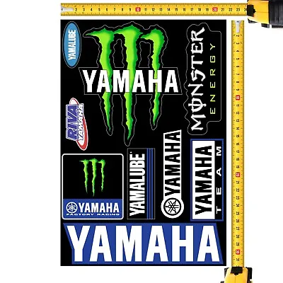 Yamaha Monster MOTORCYCLE Stickers Decals • $18.99