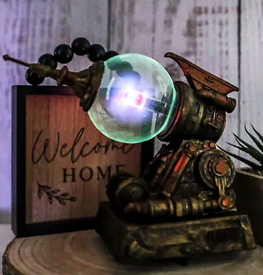 Ebros Steampunk Electric Plasma Static Storm Ball Blaster Gun Accent Lamp Decor • $56.99