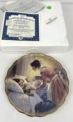 Norman Rockwell A Mother's Love -  Her Tender Touch  Scalloped Collectible Plate • $24.49