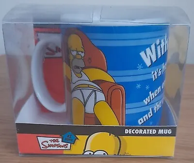 The Simpsons - Homer Simpson 'Without TV' Mug • £6