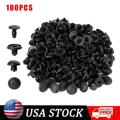 100X 8mm Clips Inner Fender Liner Push Retainer For Honda Civic Accord Acura • $8.19