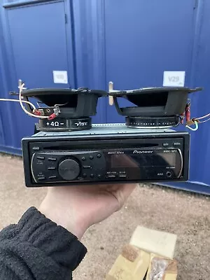 £15.50 • Buy Vibe Slick5v5 Speakers Pair With Pioneer Radio Unit  MOSFET 50 Wx4  DEH-1200MP