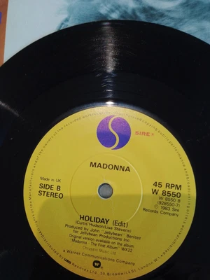 £1 • Buy Madonna - True Blue/holiday - 7  Vinyl Record - 45rpm - Very Good - 1986