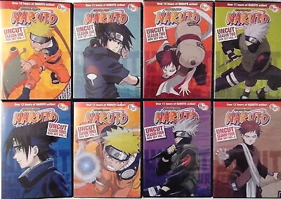 Naruto Uncut Complete Seasons 1-4 (220 Episodes 48-Disc DVD Set) Region 1 • $31.99