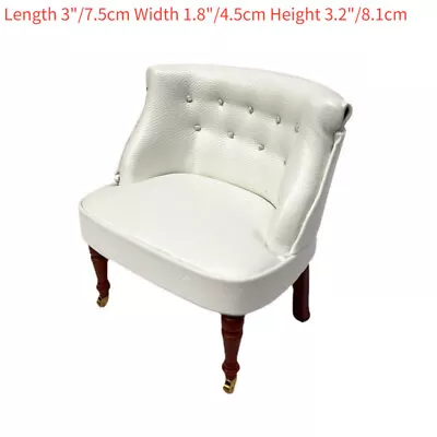 Sofa Victoria Chairs Bench Armchair Couch Furniture 1:12 Dollhouse Miniature • $26.29