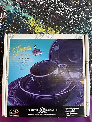 The Homer Laughlin Vintage Fiesta Purple 5 Pc Set • $80