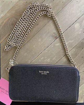 Kate Spade Margaux Double Zip Crossbody Organizer Handbag Black PWRU7132 NWT • $100.87