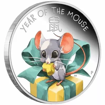 2020 Lunar Year Of The MOUSE Baby 1/2 Oz Sterling Silver Proof Coin • $224.99