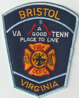 $4.65 • Buy Bristol VA Fire Department Patch