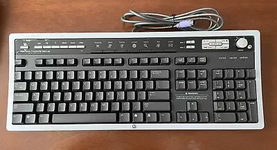 HP Hewlett-Packard PS/2 Multimedia Keyboard Wired Model 5209 P/N 5187-3550 • $22