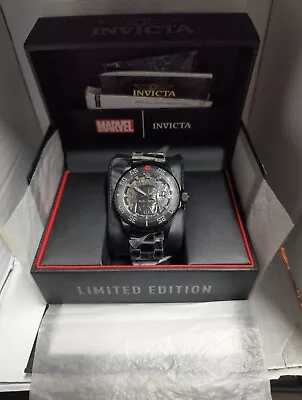 Swiss Made Invicta Mens Watch Automatic New Darth Vader Watch  • $750
