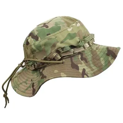 Unisex Camo Bonnie Caps Polyester Multicam Fishing Hiking Outdoor Benny Sun Hats • $13.19