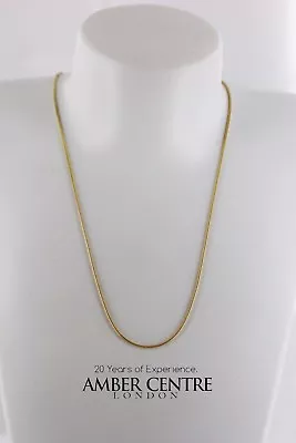 Italian Made Fine Snake Chain 9ct Gold 15 Inch/38cm 0.7mm  - GCH006 RRP £195!!! • £89.50