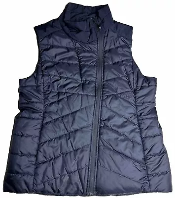 511 Tactical Full Zip Quilted Puffer Vest Packable Black Men’s Size Large • $31.20