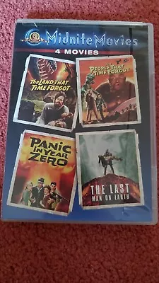 MIDNITE 4 MOVIES Land / People TIME FORGOT Panic In Year Zero LAST MAN ON EARTH  • $8