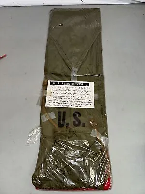 US Marine Corps + Army Flag Cover Color Guard QM (OT14) 36-243-62582 Cass • $9.02