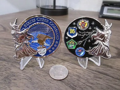 US Cyber Command CYBERCOM USN USAF Army  NSA Wizard Challenge Coin • $20.99