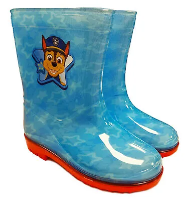 Boys Kids Paw Patrol Wellington Boots Wellies Back To School Chase & Marshall • £7.95