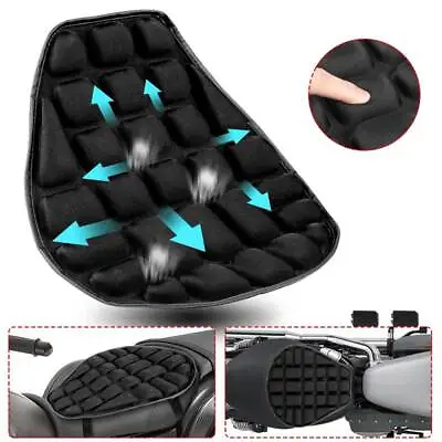 Motorcycle 3D Comfort Seat Cushion Pillow Pad Pressure Relief Cover Universal • $13.95