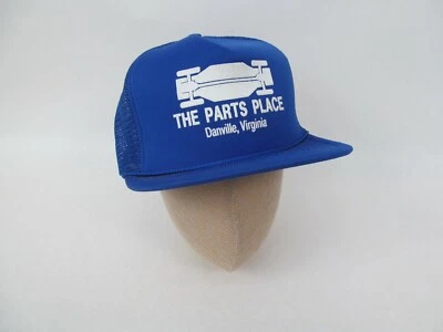 $12.99 • Buy Vintage Blue Trucker Hat – Padded Mesh Snapback – Parts Store Danville, VA