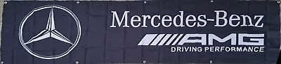 MERCEDES PETRONAS FORMULA 1 RACE CAR BANNER FLAG 2 X 8 New • $14.95