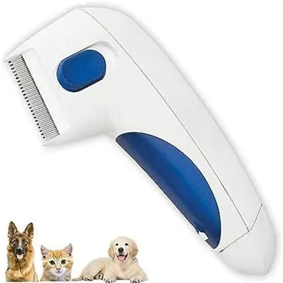 £4.99 • Buy Electronic Electric Flea Zapper Comb Safe Dog Cat Pets Kills Fleas Hair Comb UK