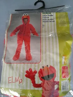 Sesame Street Elmo Deluxe Toddler Costume Size 2t • $17.50