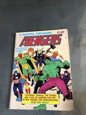 £14.99 • Buy A Marvel Treasury Avengers Edition Rare Vintage 1983 Comic Book