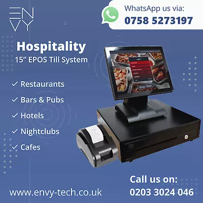 15  Xonder X1 Touchscreen New All In One Cash Register EPOS Till System PUB BAR • £99