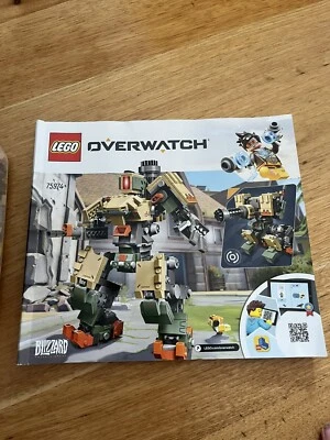 $75 • Buy LEGO Overwatch: Bastion (75974) Complete Set Incl Booklet (Used)