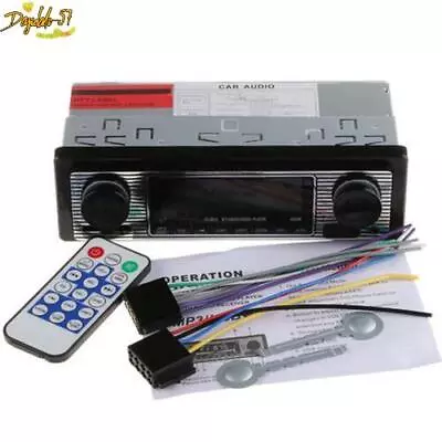 FM Vintage MP3 Player Car Radio Stereo Modern Bluetooth AUX SD Host With Remote • $32.29