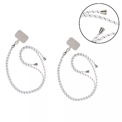 2 Pcs Universal Phone Case Lanyard Cord 160CM Holder Necklace Strap Neck Cable • $10.78