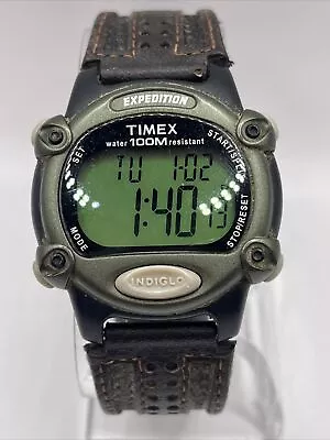 Timex Expedition Indiglo WR 100M Quartz Digital Men's Watch- New Battery • $18.49