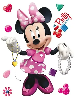 26 X 33 Inch Wall & Furniture STICKER Decal Minnie Mouse Girl Bedroom Decoration • £18.99