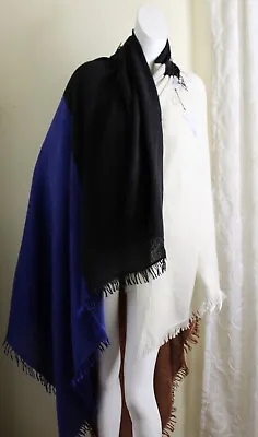 $425 • Buy NWT Bajra Amazing Fine Wool Silk Huge 64 Square Modernist Shawl Scarf Wrap
