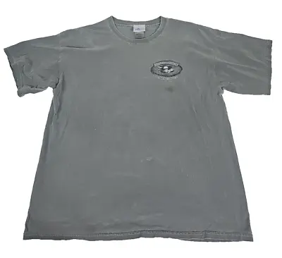 PIRATES OF THE CARIBBEAN Walt Disney Steel Blue Gray T-shirt Mens XL Read • $9.96