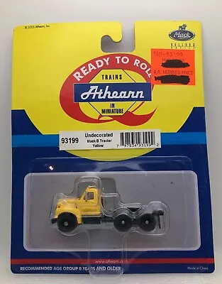 HO Athearn RTR #93199 Mack B Tractor Truck Undecorated CAB ONLY - Yellow NEW • $50