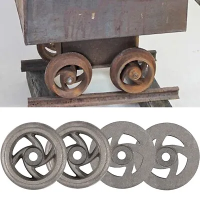 Mining Ore Car Small Track Mine Cart Wheel Cast Iron 7 1/4 Diameter For LG Model • $115.95
