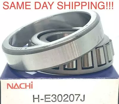 NACHI HR 30207J Tapered Roller Bearings 35x72x18.25mm SAME DAY USA SHIPPING !!! • $27.20
