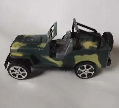 Jeep Super Power Toy SY-873 Camo Friction Military Army Truck Greenbrier Intl • $7.99