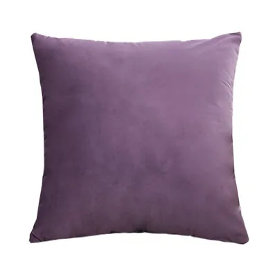 US Velvet Plush Soft Large Cushion Cover Throw Pillow Case 11 Sizes 22 Colors • $7.99