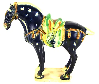 Charming Vintage Ceramic Chinese Tang Horse Figurine • £29.95