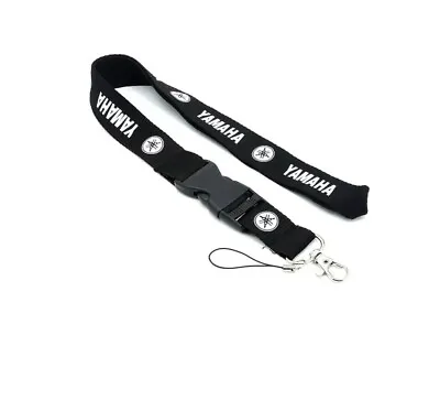 YAMAHA Black  KEY LANYARD CHAIN KEY HOLDER MOTORCYCLE WAVE RUNNER ATV DIRTBIKE • $14.99