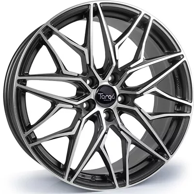 Alloy Wheels 18  Targa TG6-FF Black Polished Face For VW Jetta [Mk4] 11-18 • $1072.50
