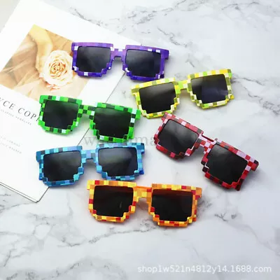 AU Audlt Thug Life Sunglasses Deal 8/6 Bit Pixel Glasses Cool Fashion Goggles • $15.99