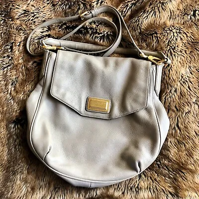 Marc By Marc Jacobs Grey Cow Pebble Leather Satchel • $82.75